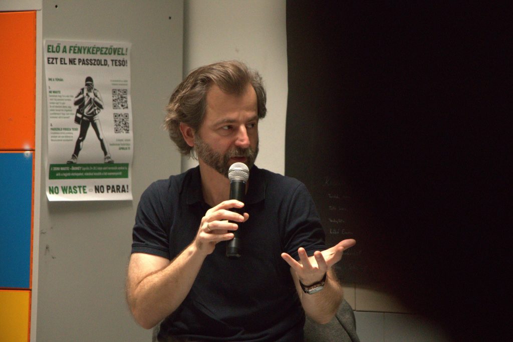 Író-olvasó találkozó Grecsó Krisztiánnal